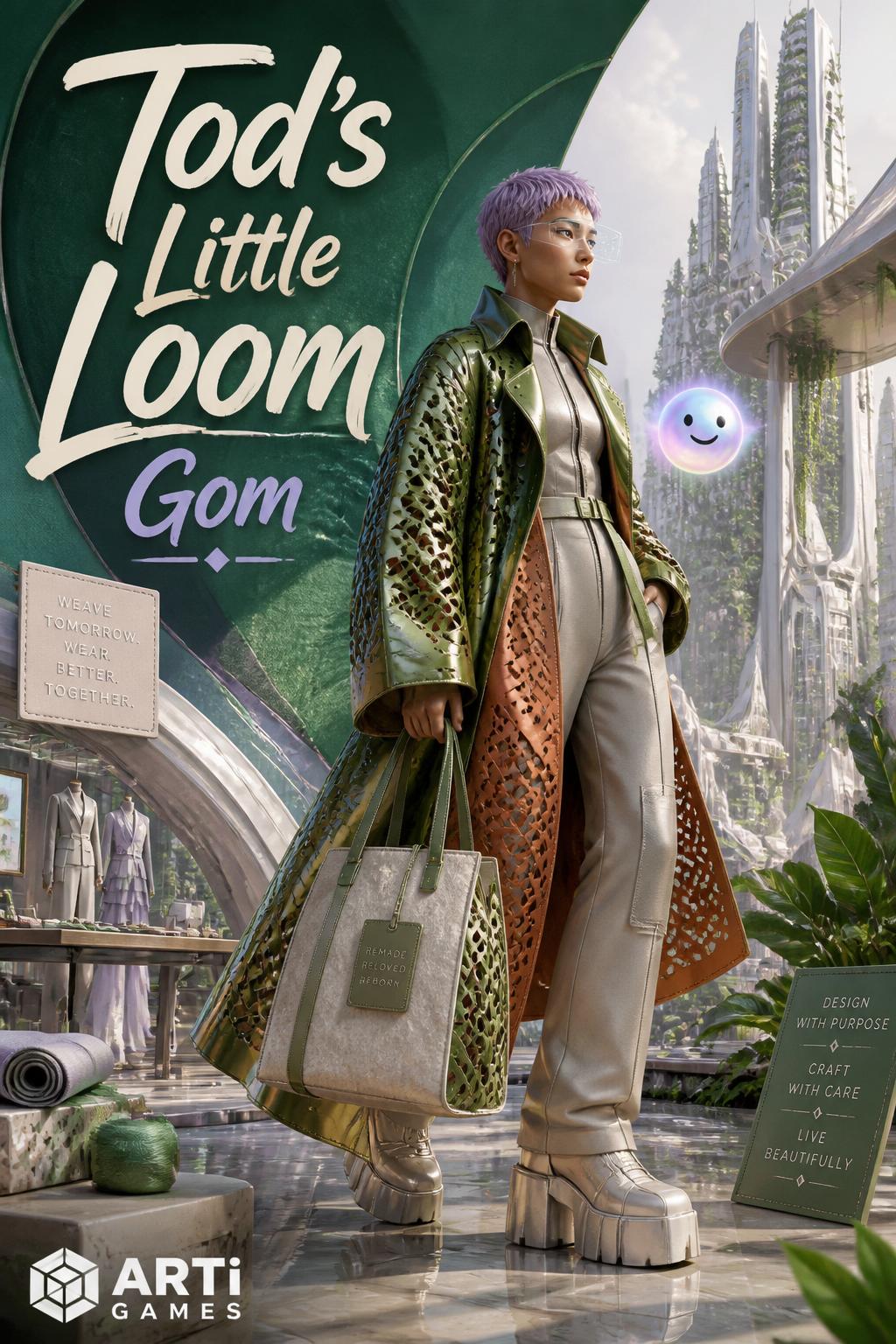 Tod's Little Loom (Cute, 3 words)
        *   Gom