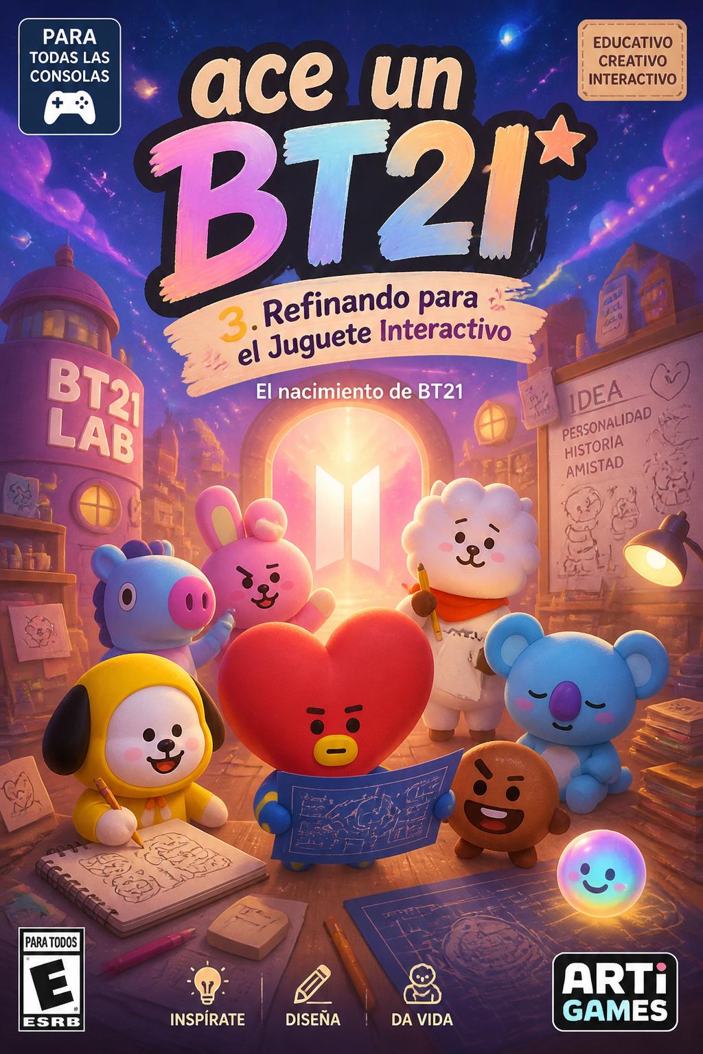 ace un BT21* (3 words)

3.  **Refining for Interactive Toy