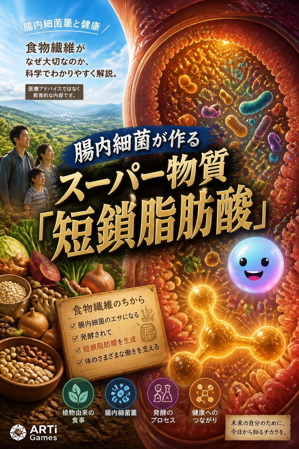 腸内細菌が作るスーパー物質「短鎖脂肪酸」