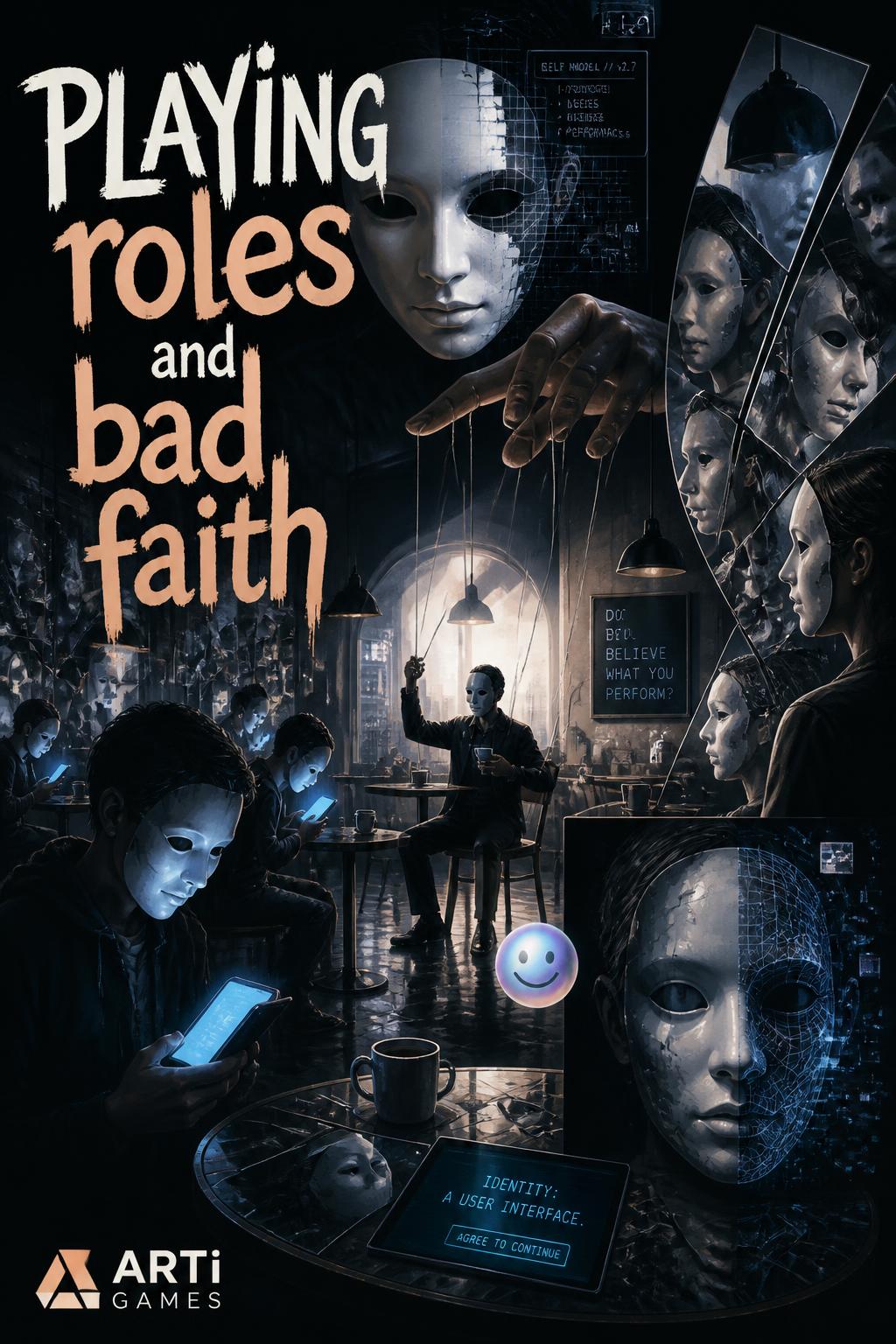 Playing roles and bad faith