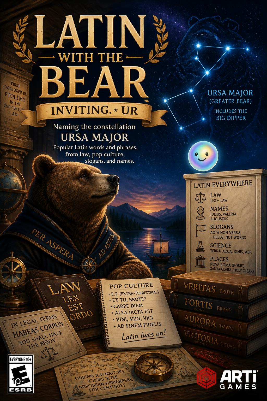 Latin with the Bear - Inviting.
    *   Ur