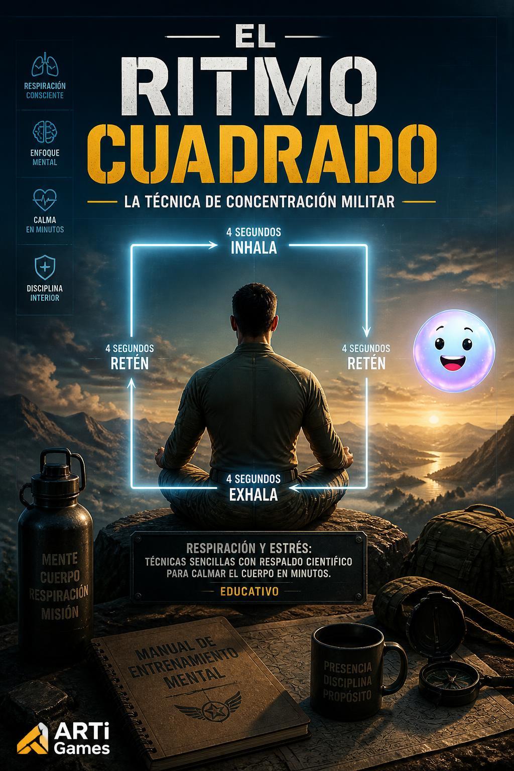 El ritmo cuadrado: la técnica de concentración militar