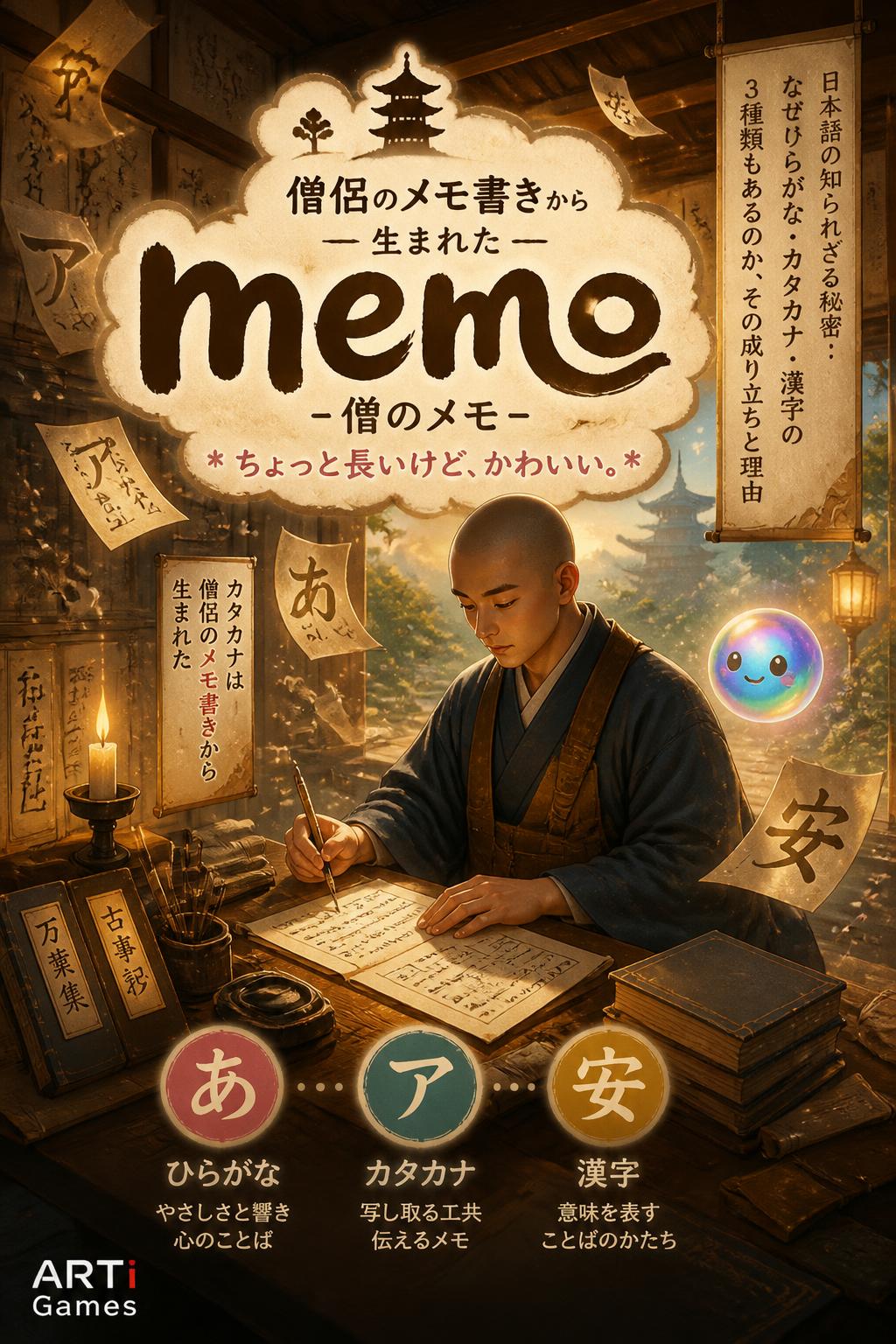 memo - Monk's scribble memo) - *A bit long, but cute.*