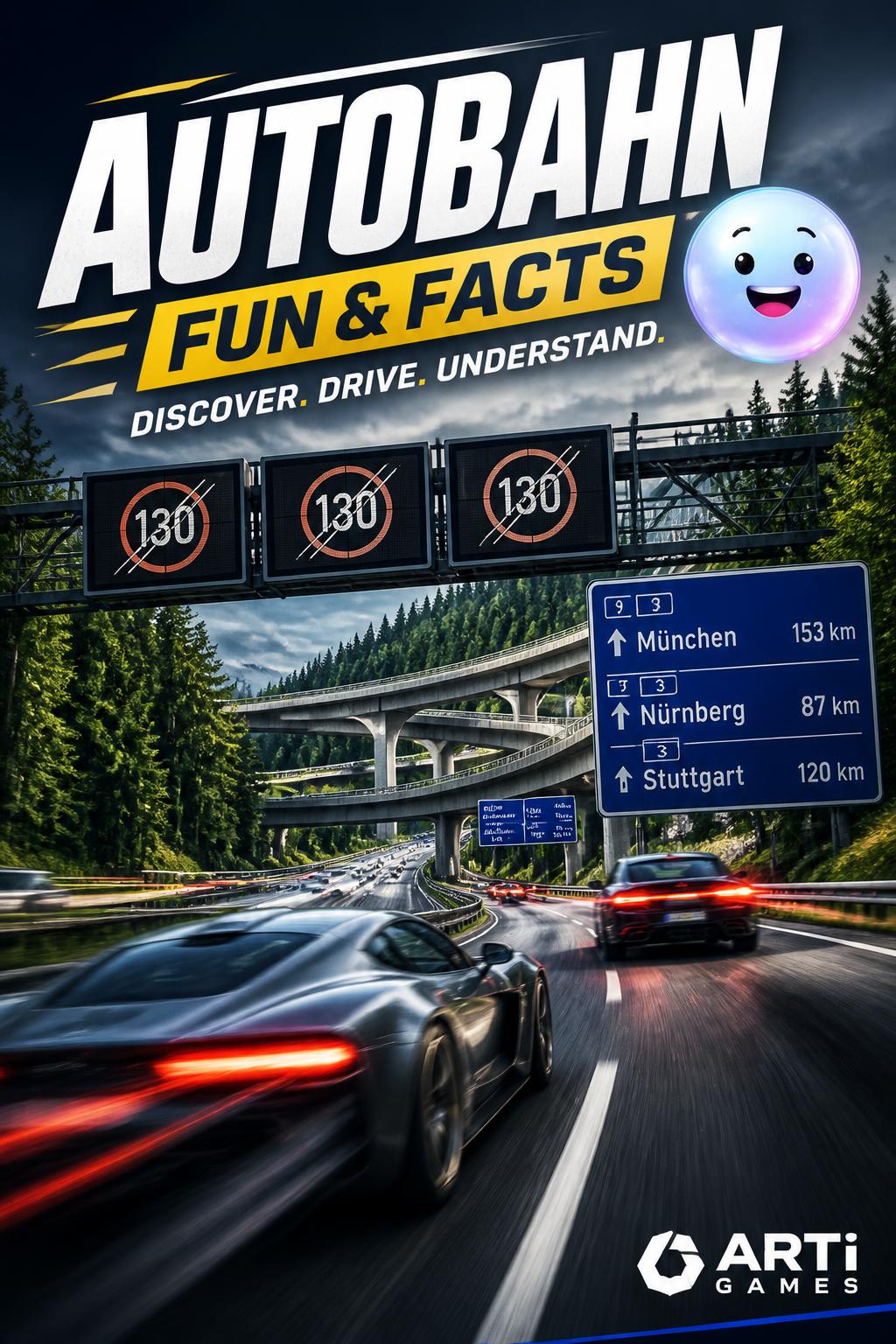 toy?)
    *   *Idea 15:* Autobahn Fun & Facts (playful)