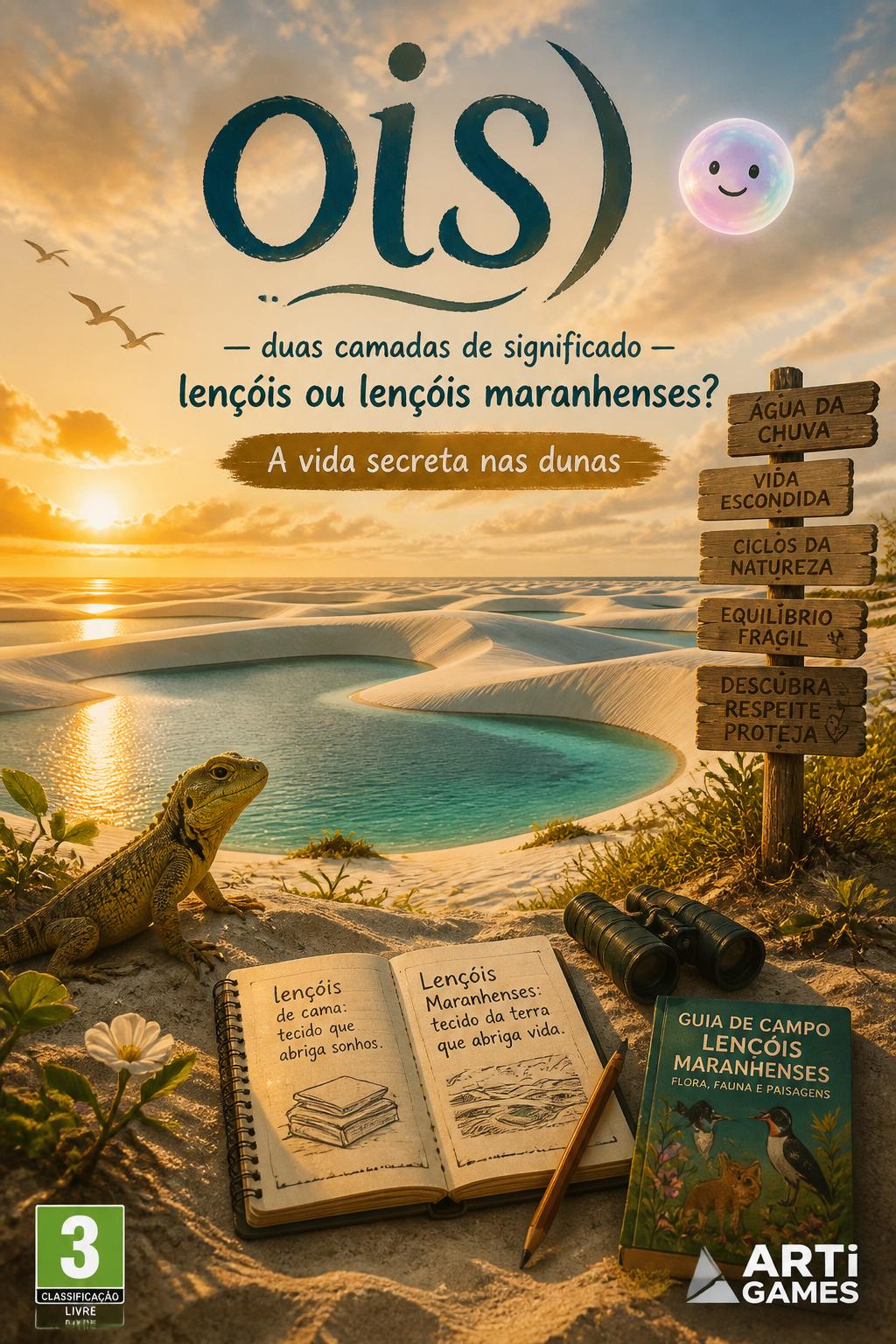 ois) - Double meaning (bedsheets vs. Lençóis Maranhen