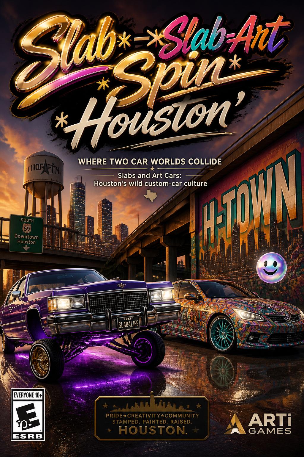 Slab* -> *Slab-Art Spin*
* *Houston'
