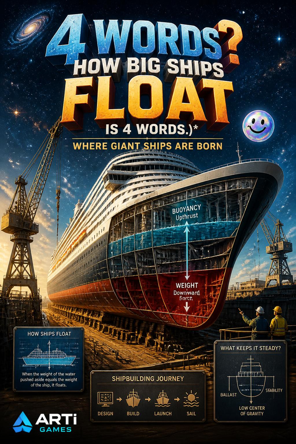 4 words? How Big Ships Float is 4 words).
        *