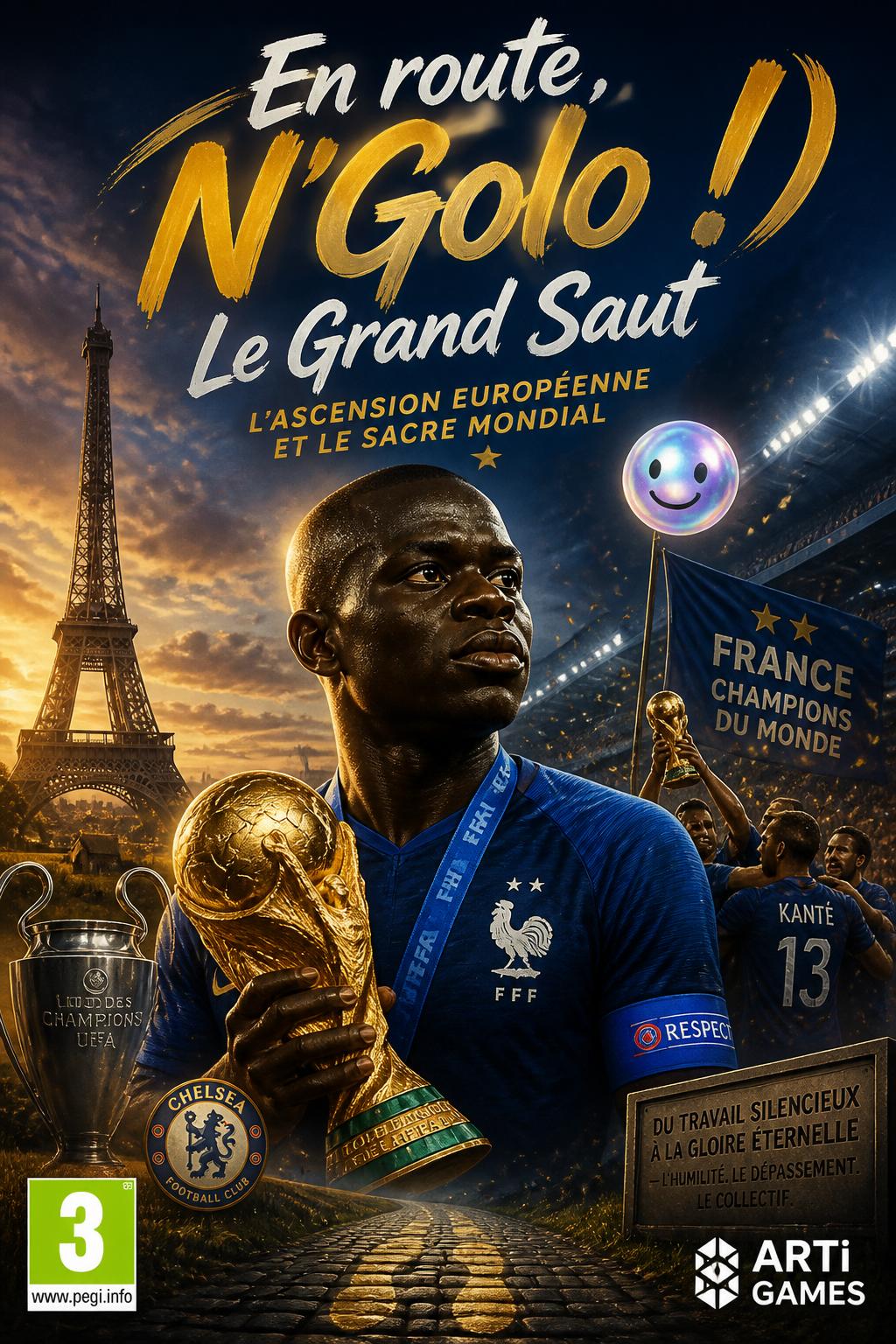 En route, N'Golo !) - 3 words.
* Le Grand Saut