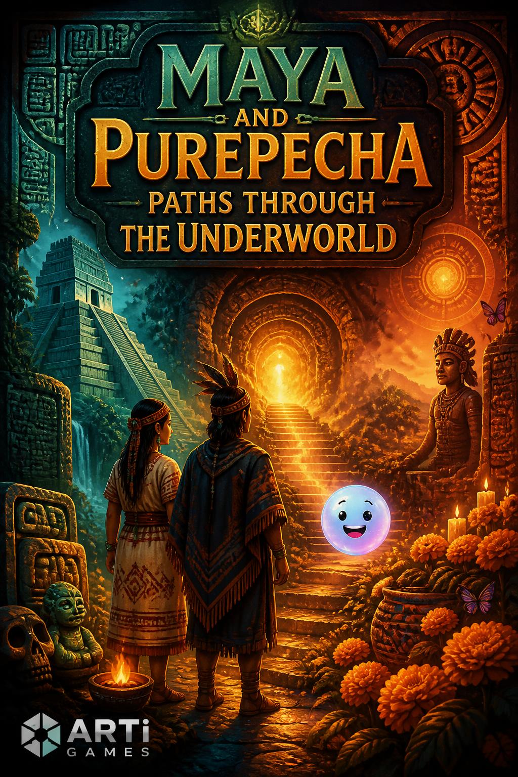 Maya and Purepecha paths through the underworld