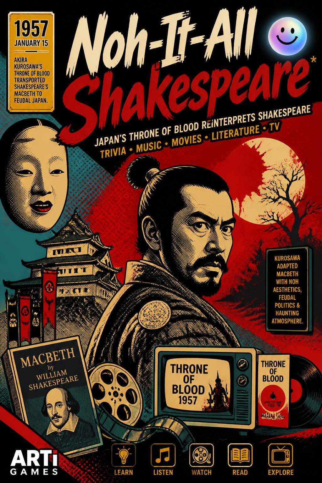 Noh-It-All Shakespeare - 3 words.
    *