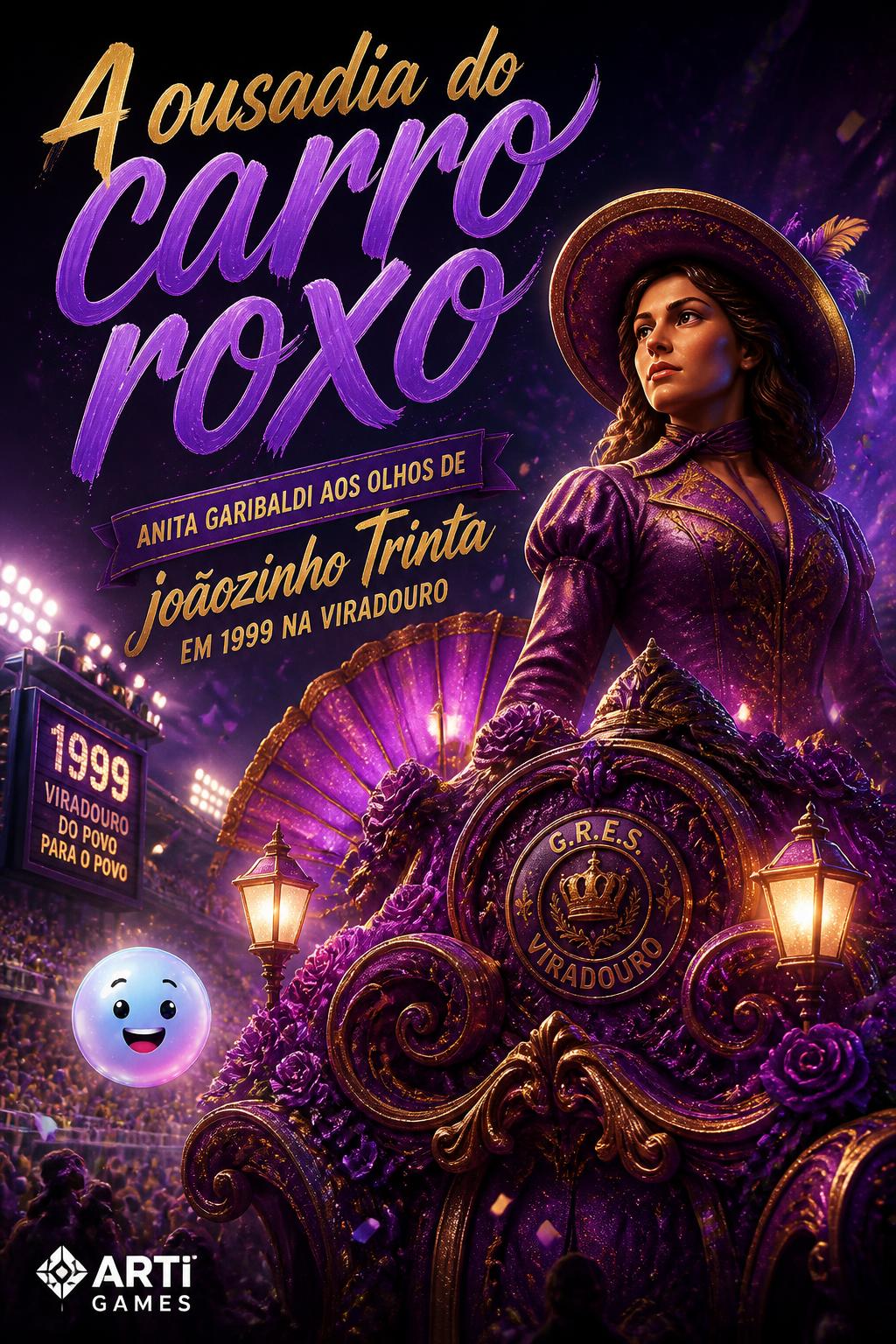A ousadia do carro roxo