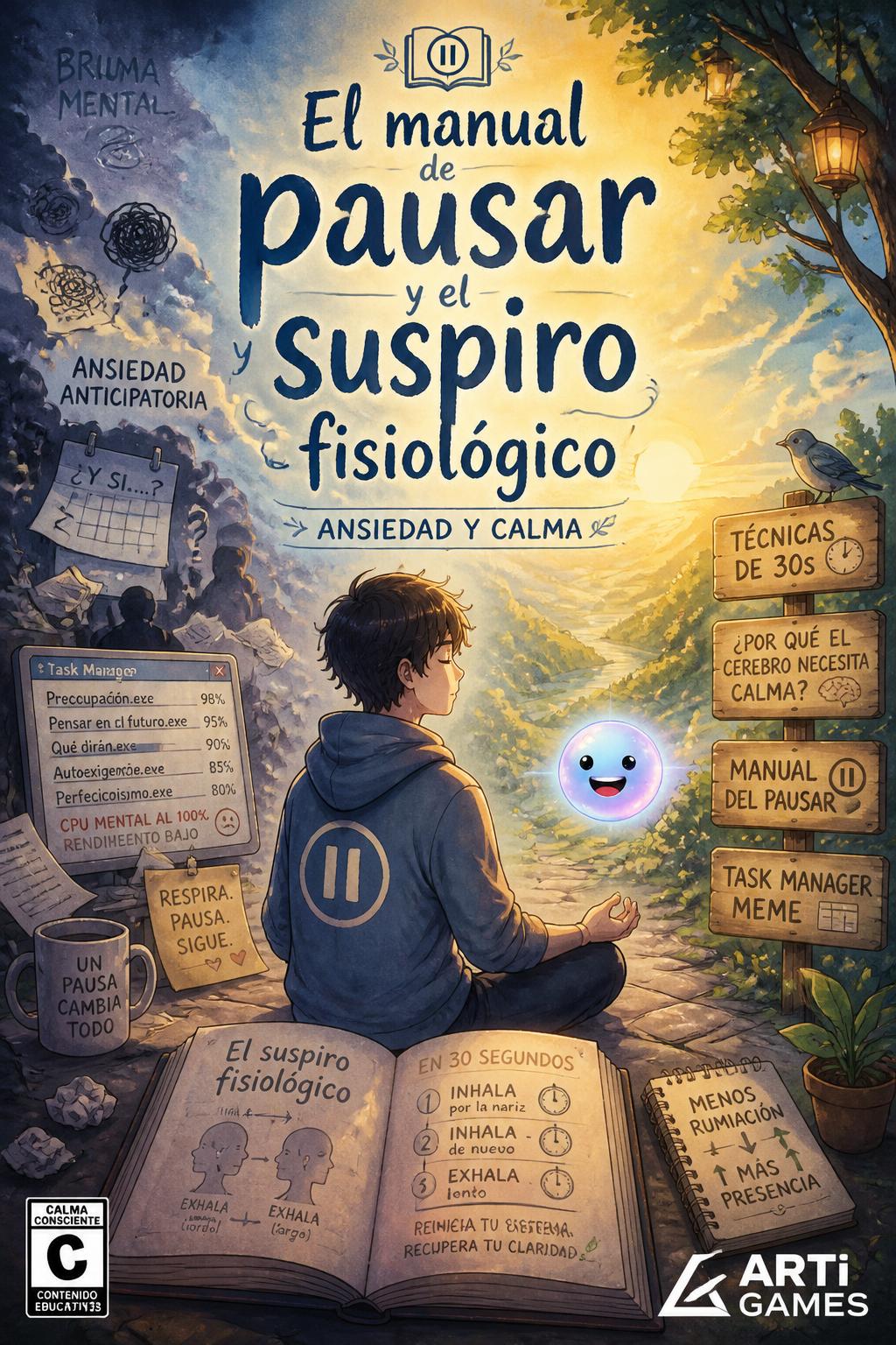 El manual de pausar y el suspiro fisiológico