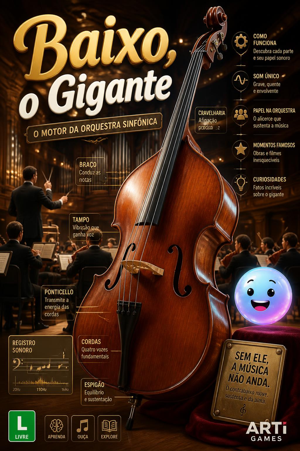 *Baixo, o Gigante* (3 words) - Friendly.
    *   *