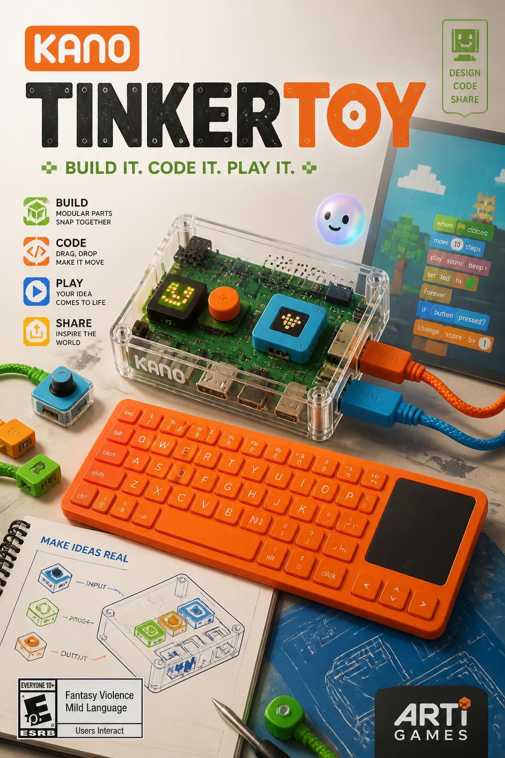 avoid).
    *   Kano Tinker Toy - Tinkertoy