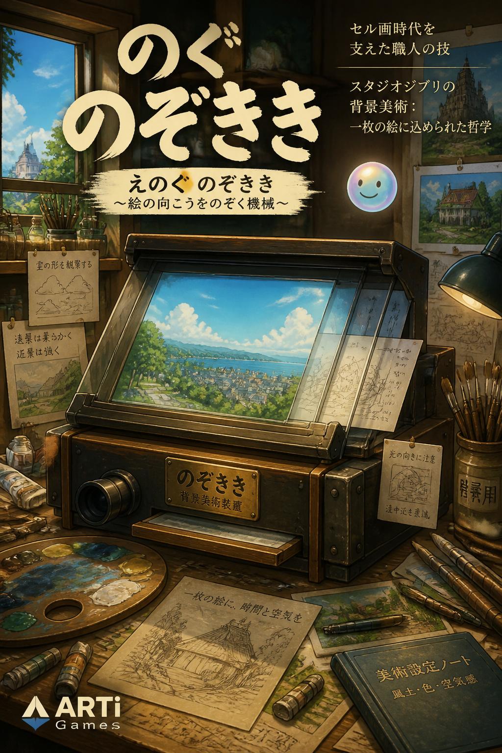 のぐ のぞきき (Enogu Nozokiki - Paint peeking machine)
        *