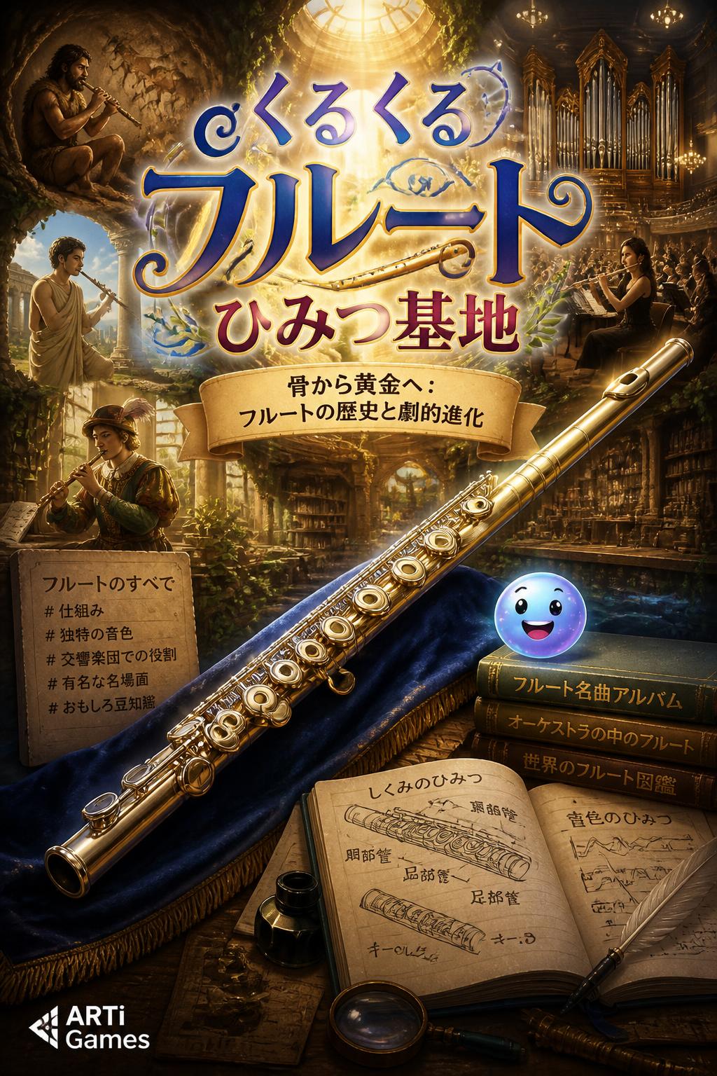 くるくるフルートひみつ基地 (Spinning flute secret base)