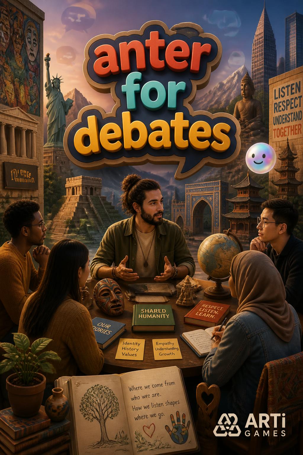 anter for debates. 3 words. Very toy-like).
    *   *