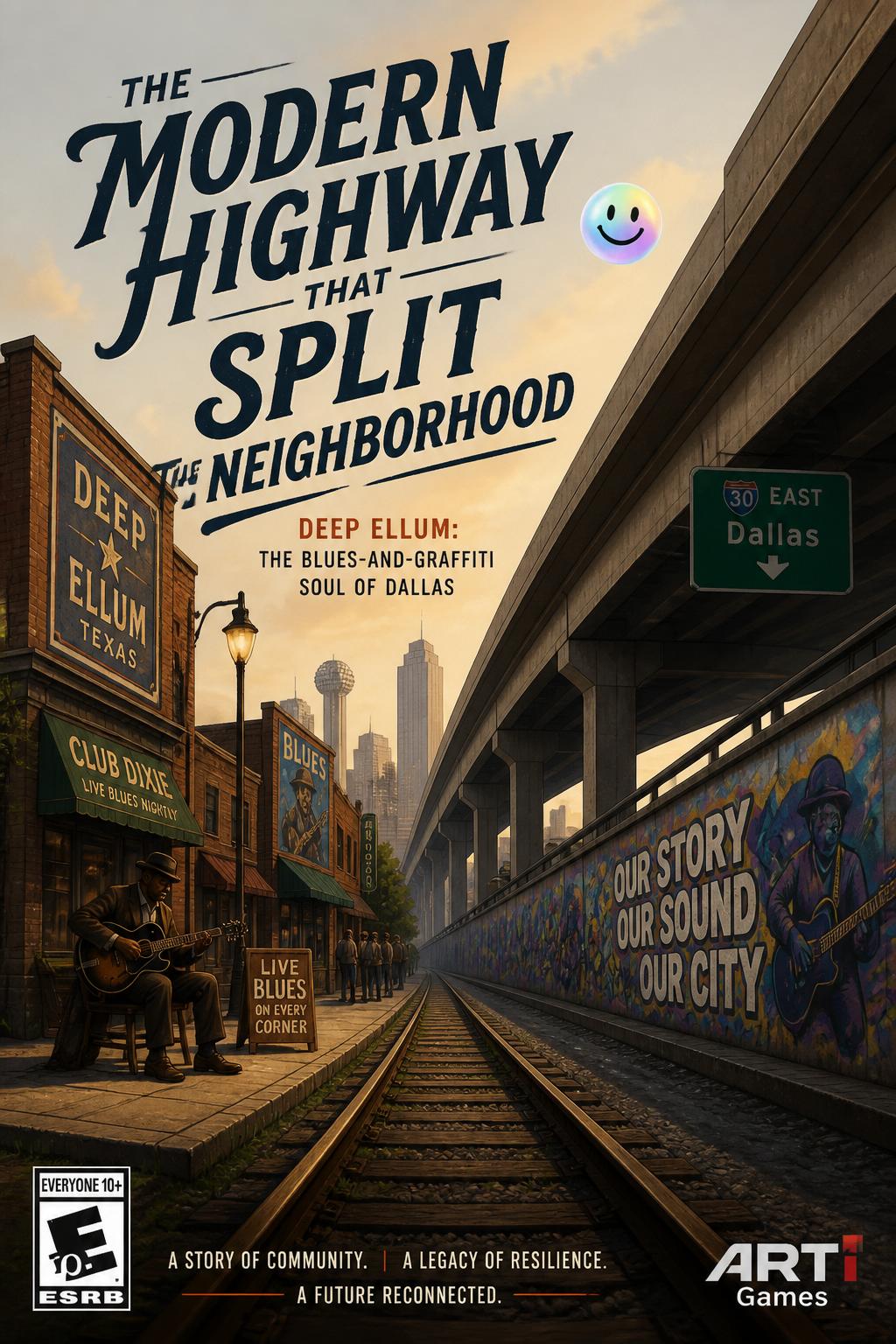 The modern highway that split the neighborhood