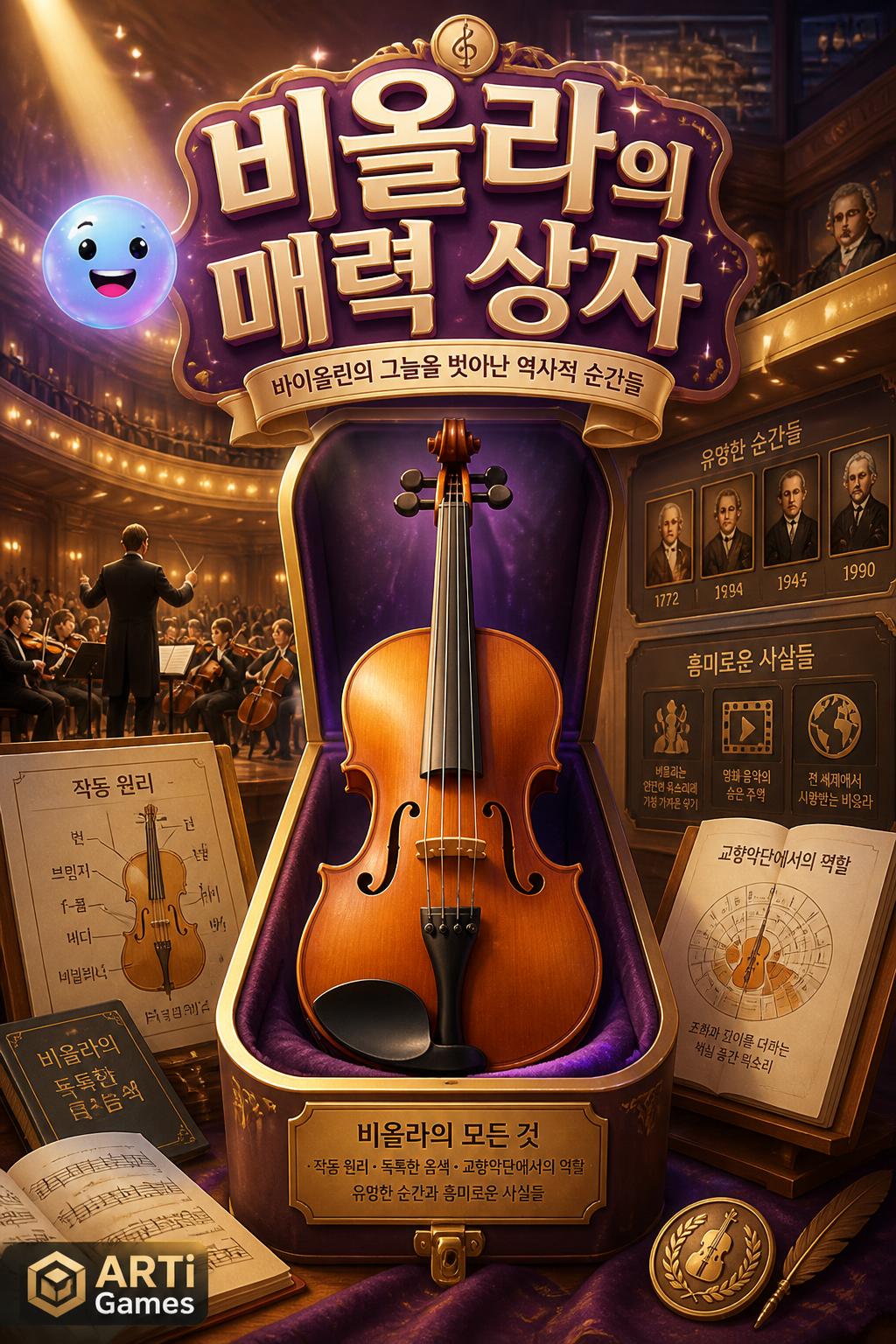 비올라의 매력 상자 (Viola's Charm Box) - 3 words
