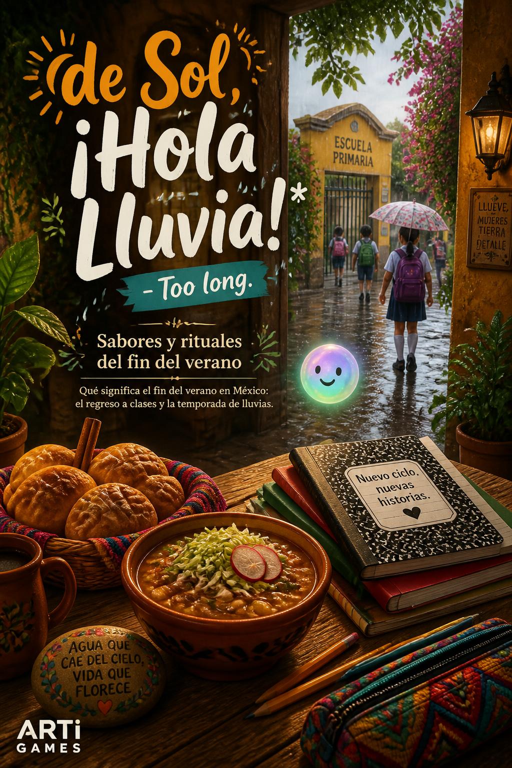 de Sol, ¡Hola Lluvia!* - Too long.