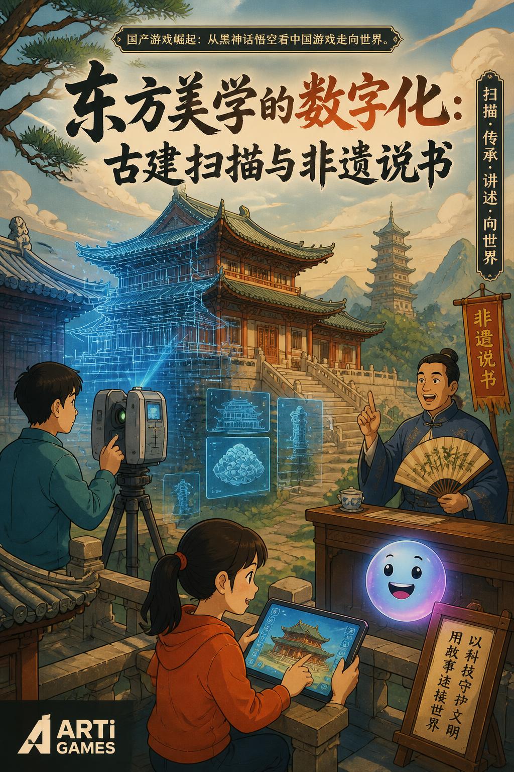 东方美学的数字化：古建扫描与非遗说书