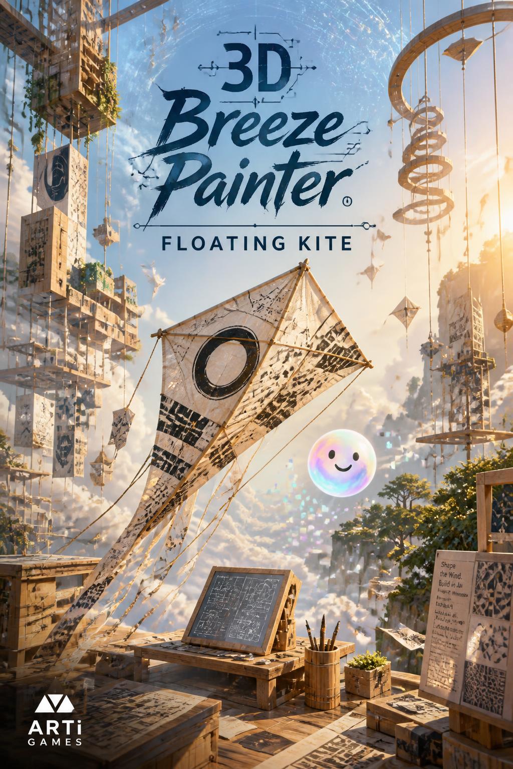 *3D Breeze Painter* (A bit techy)
    *   *Floating Kite