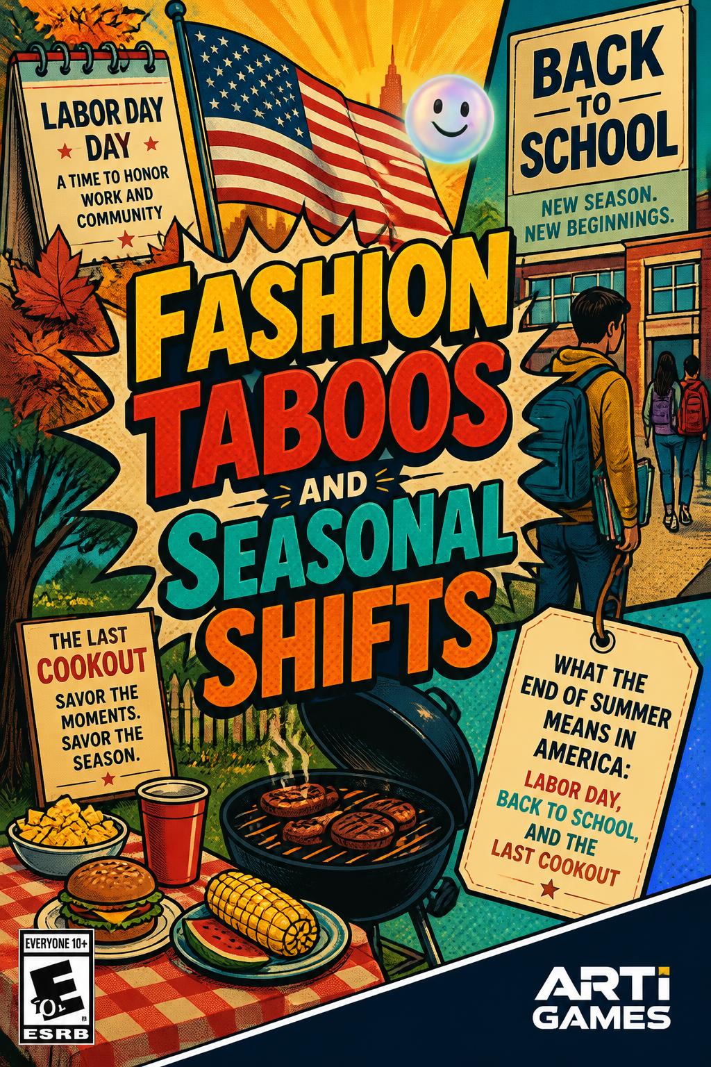 Fashion taboos and seasonal shifts