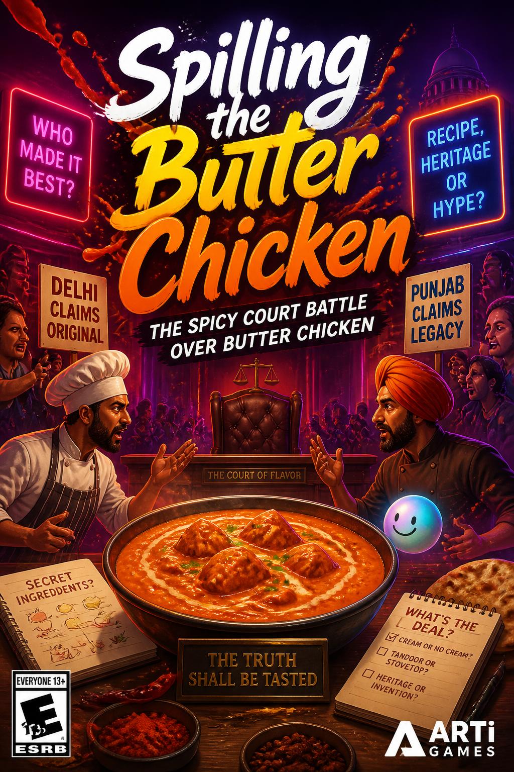 Spilling the Butter Chicken
