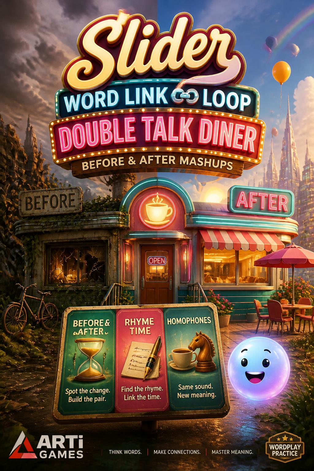 Slider
    *   Word Link Loop
    *   Double Talk Diner
