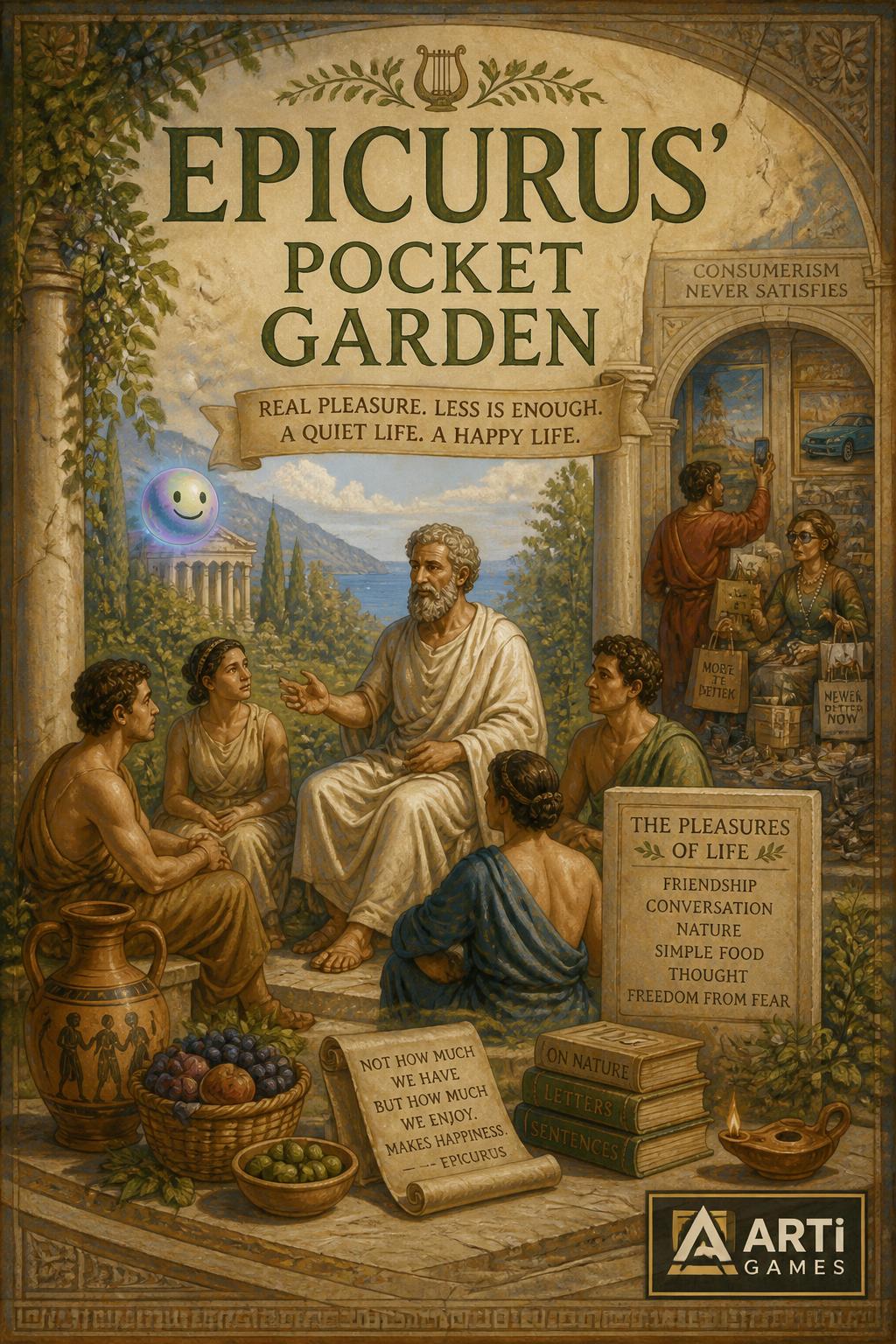 Epicurus' Pocket Garden