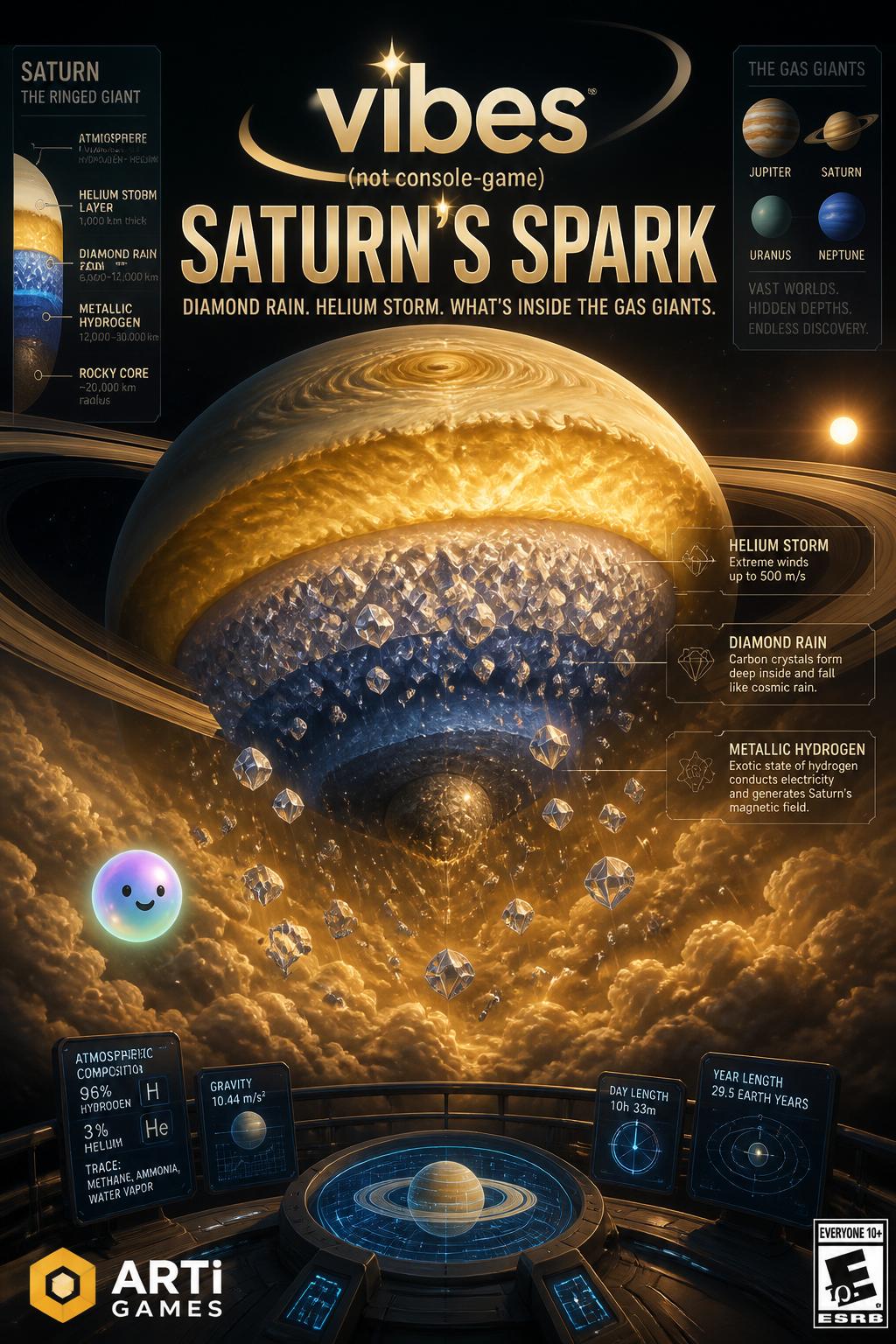 vibes (not console-game):**
    *   Saturn's Spark