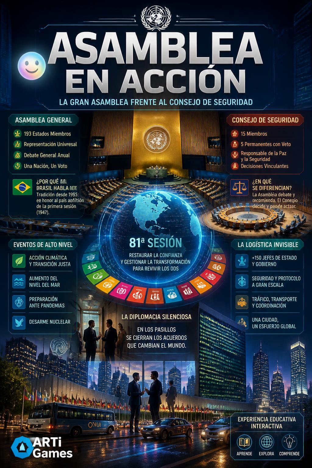 La gran asamblea frente al consejo de seguridad
