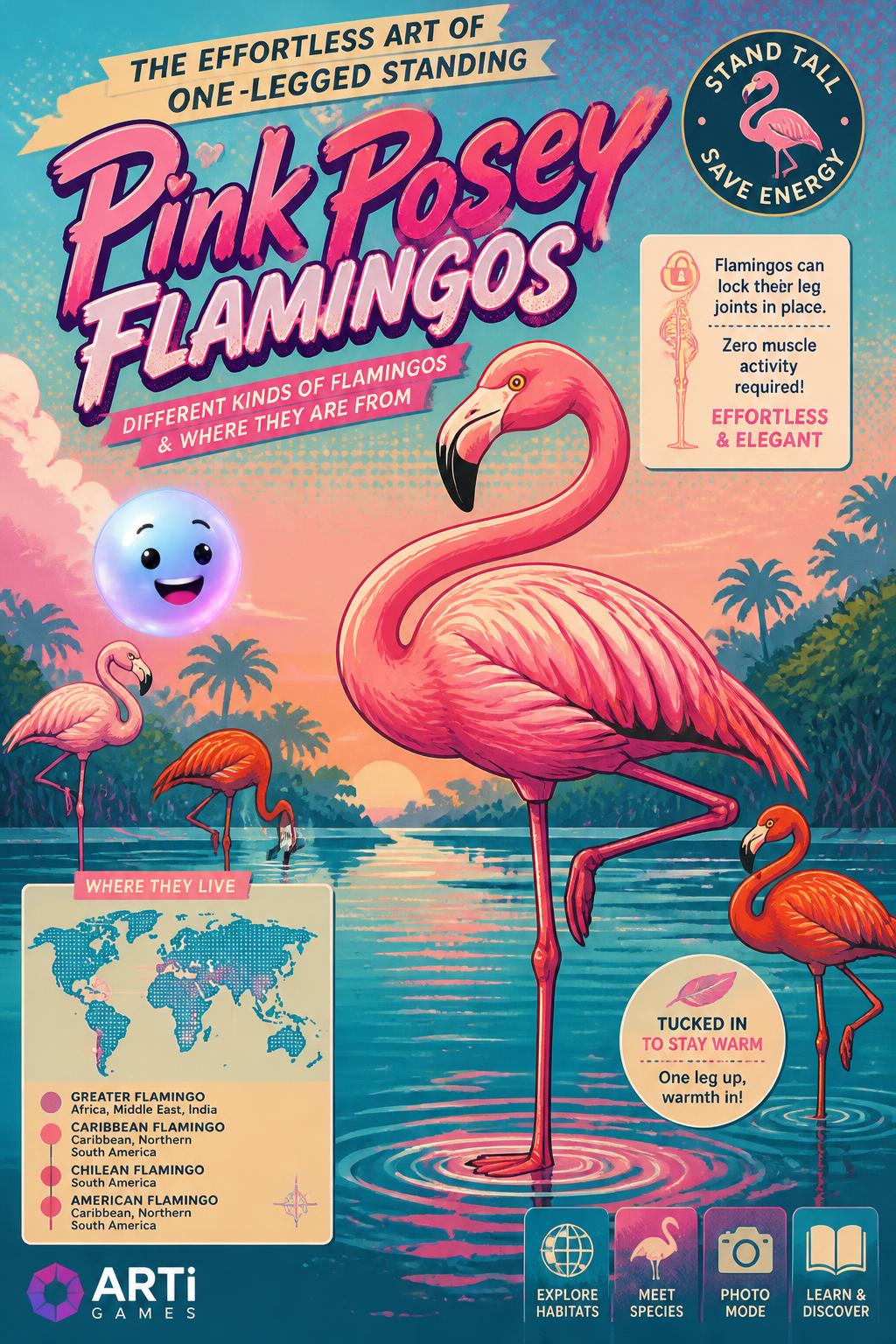 Pink Posey Flamingos