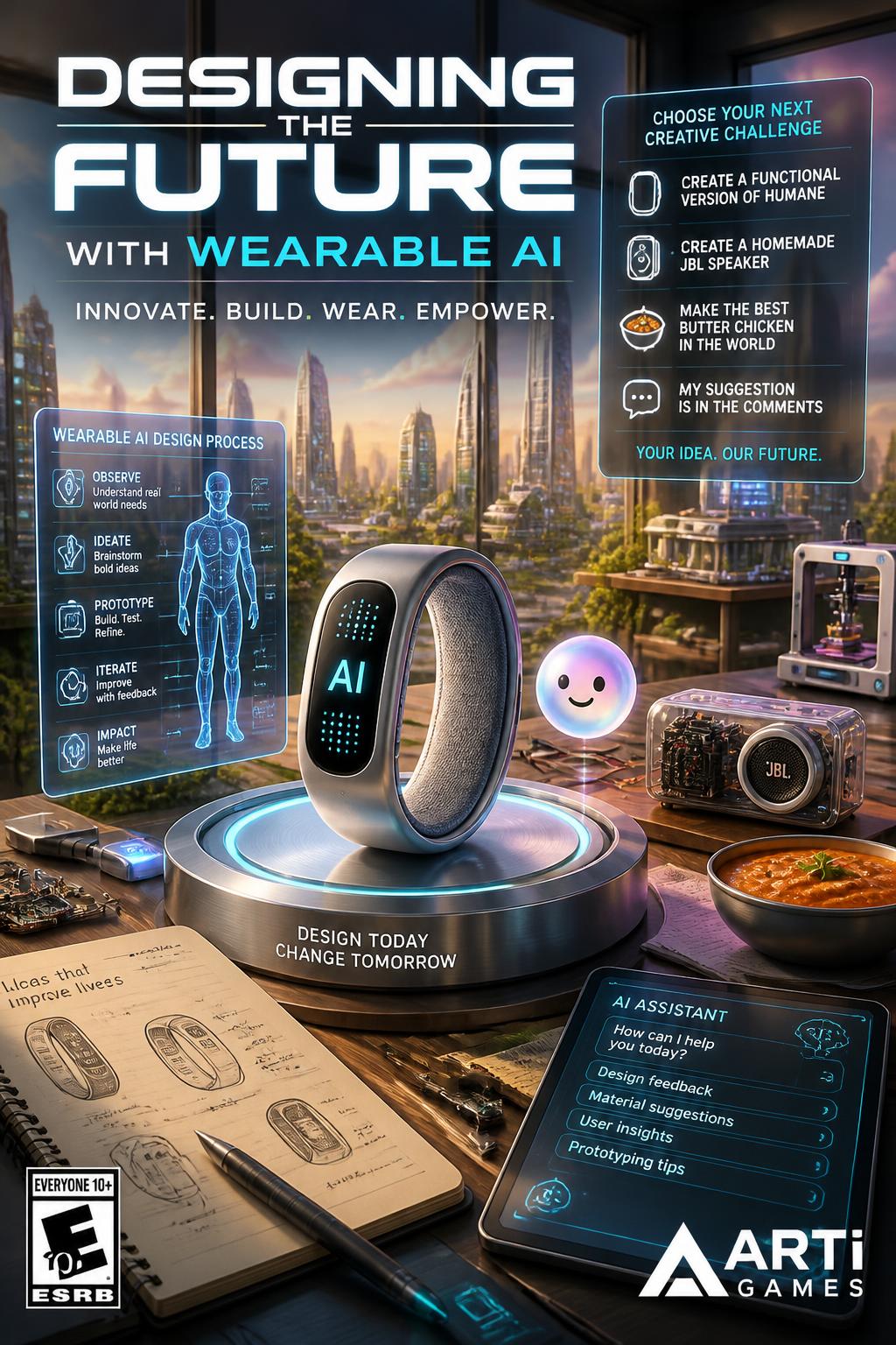 Designing the future with wearable AI