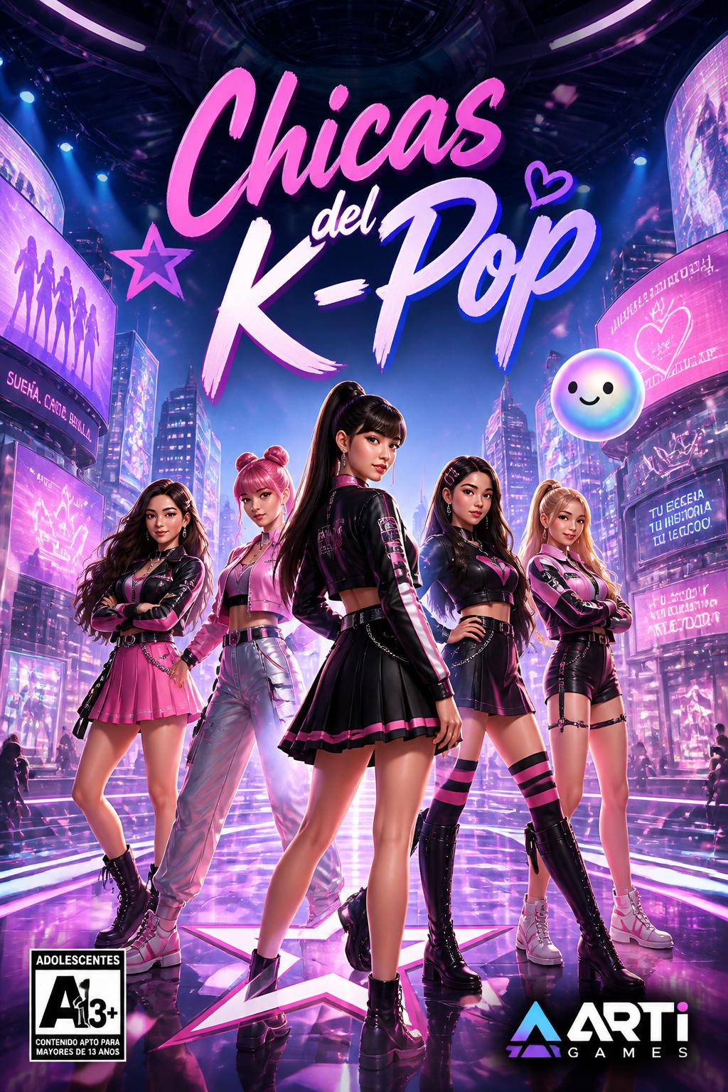 *   *Chicas del K-Pop* (4 words) - Simple.