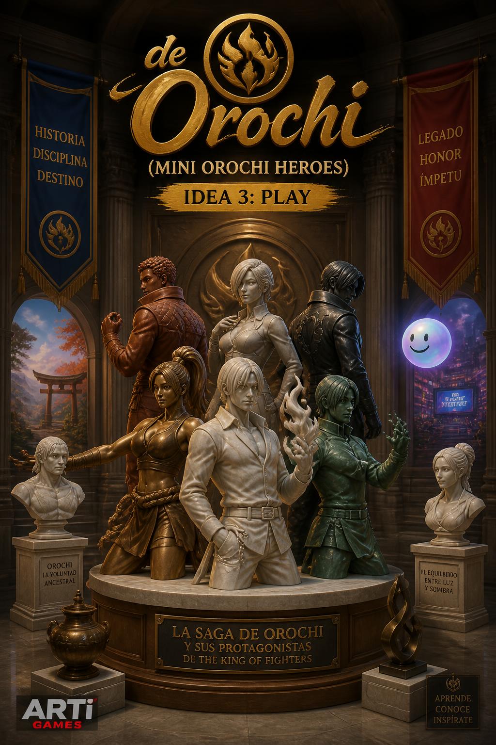 de Orochi (Mini Orochi Heroes)
    *   *Idea 3: Play
