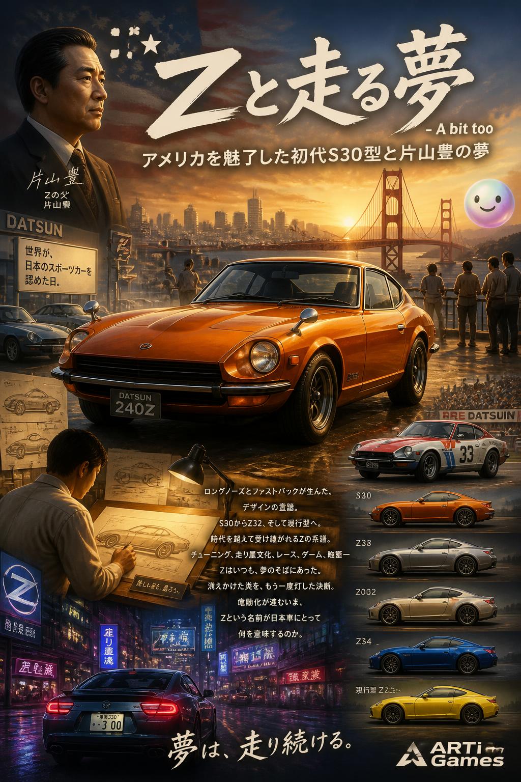 :* Zと走る夢 (Z and the running dream) - A bit too