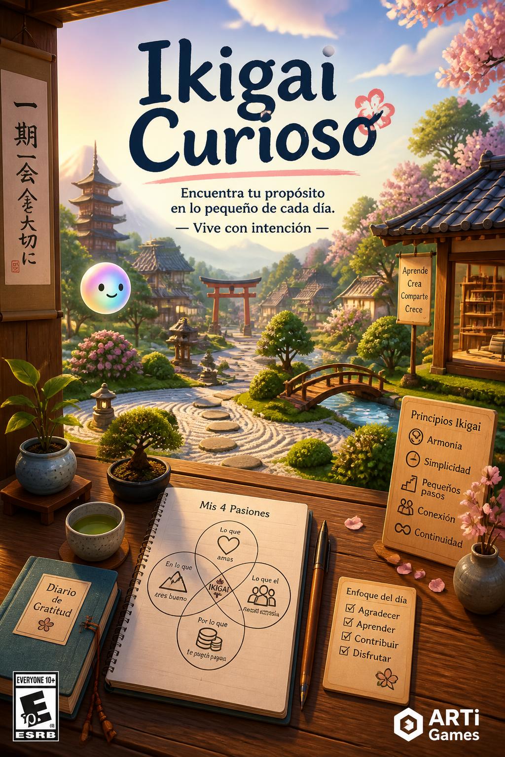 Ikigai Curioso* (Curious Ikigai) - 2 words.
    *