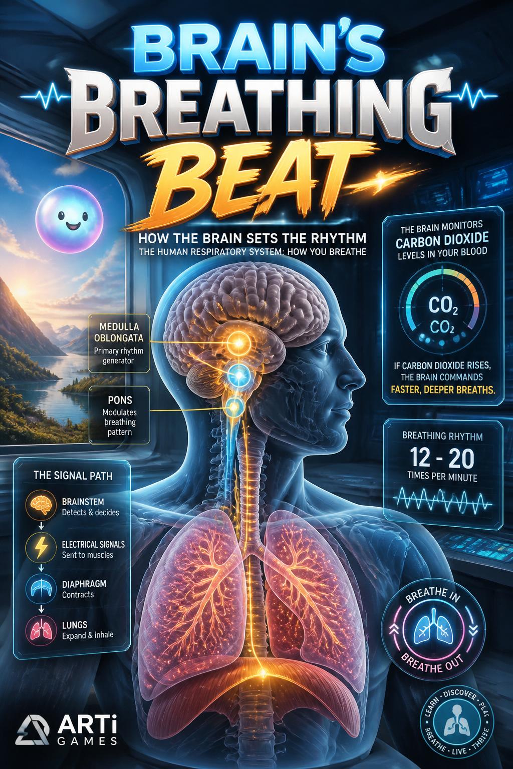 Brain's Breathing Beat