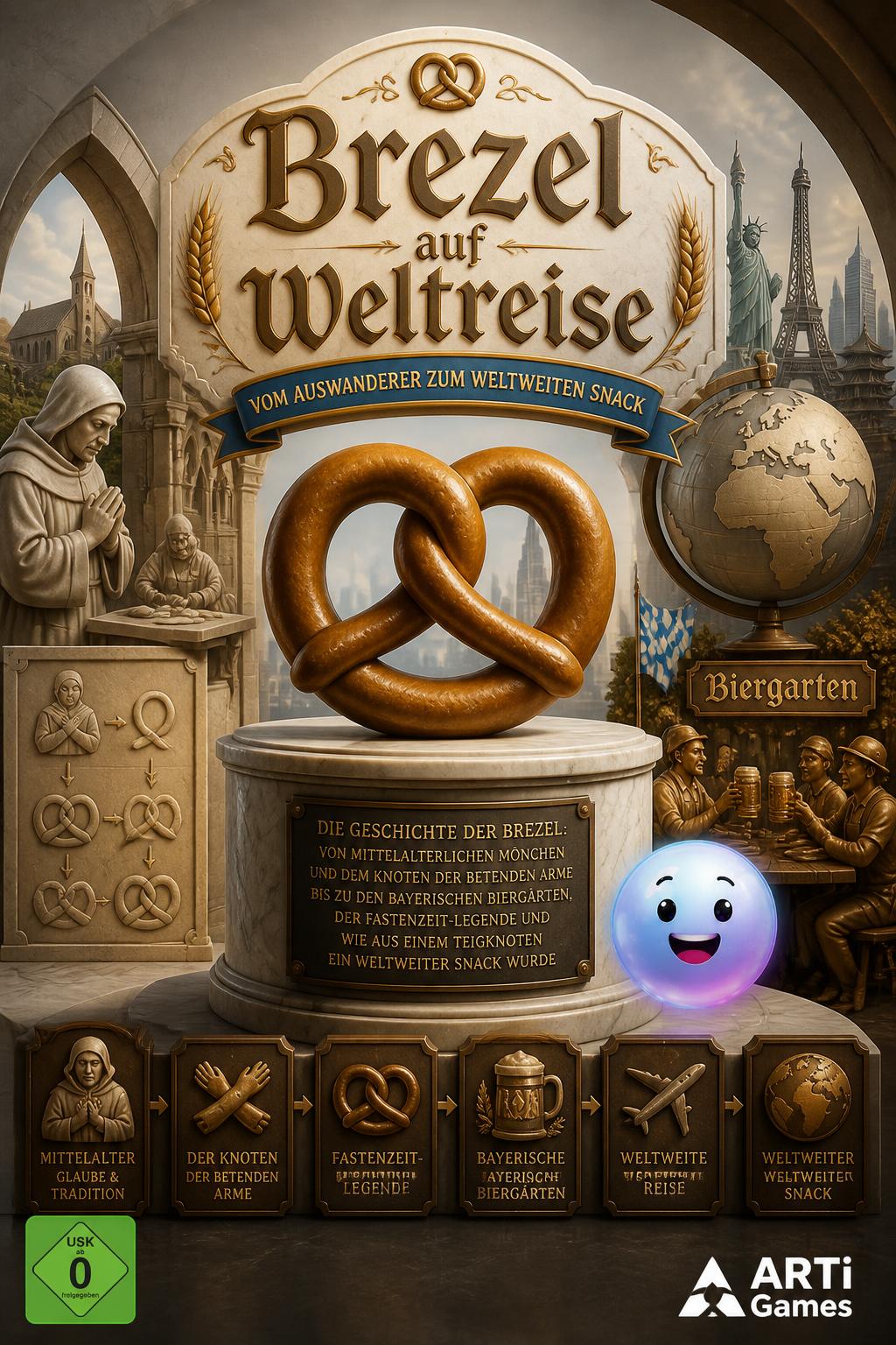 Brezel auf Weltreise