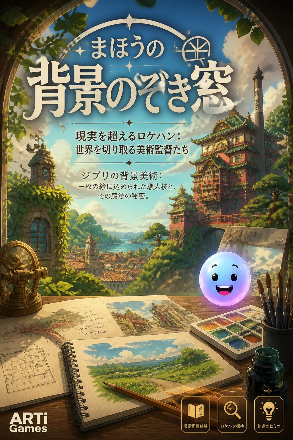 まほうの背景のぞき窓