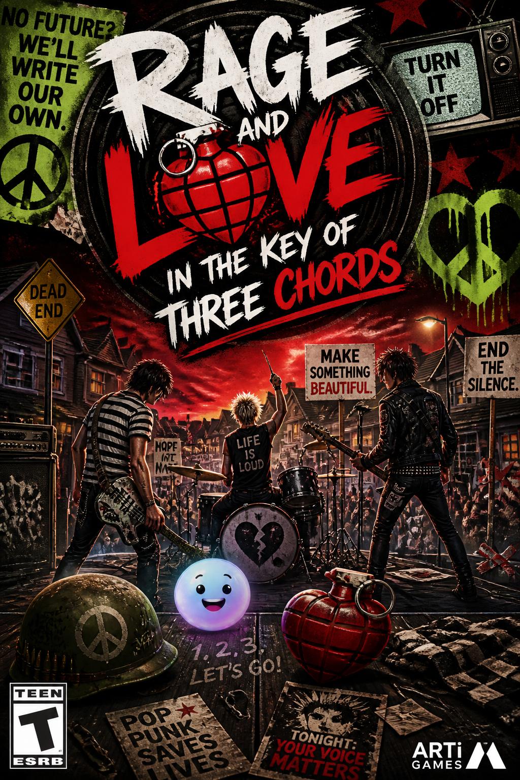 Rage and love in the key of three chords