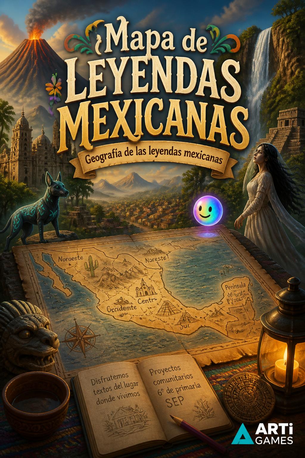 Mapa de Leyendas Mexicanas