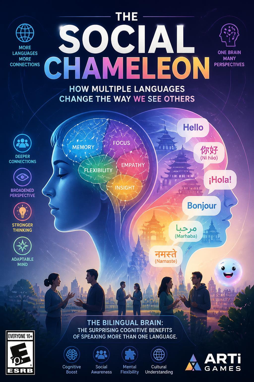The social chameleon: how multiple languages change the way we see others (The bilingual brain: the surprising cognitive benefits of speaking more than one language.)