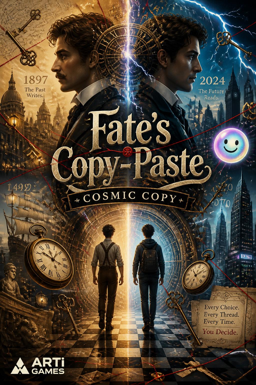 *Fate's Copy-Paste* - Modern, playful.
    *   *Cosmic Copy