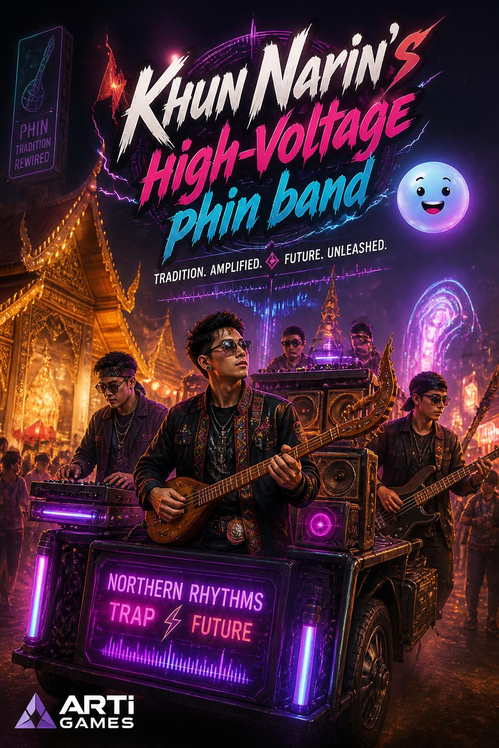 Khun Narin's high-voltage phin band