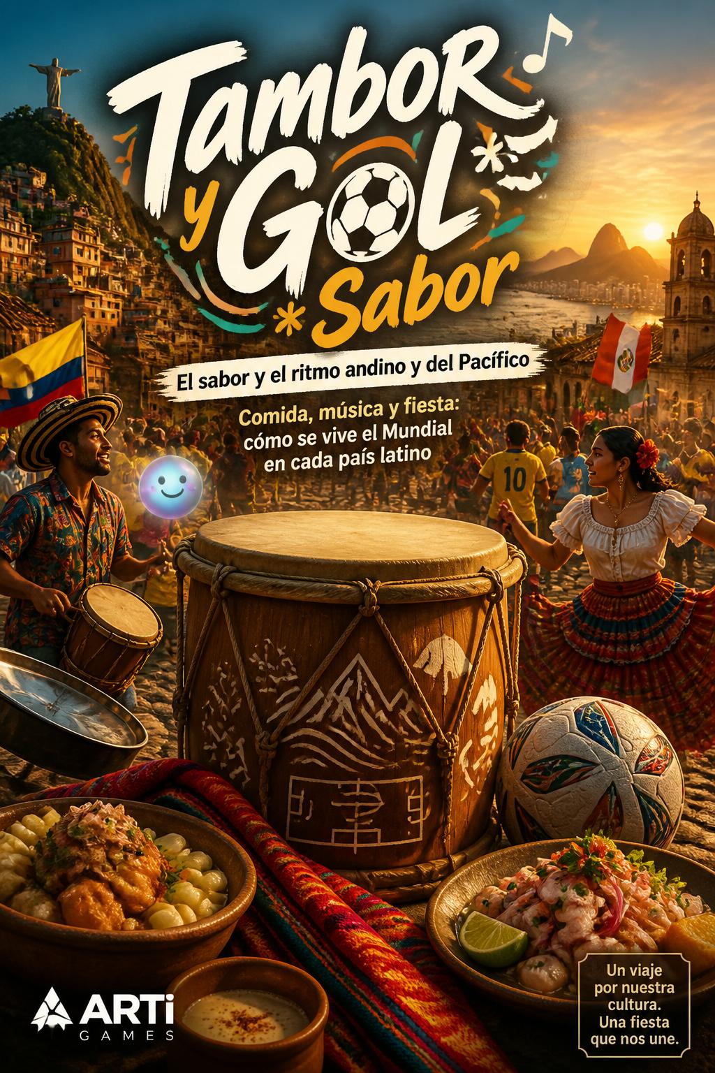 Tambor y Gol* (Party, drum, and goal)
    *   *Sabor