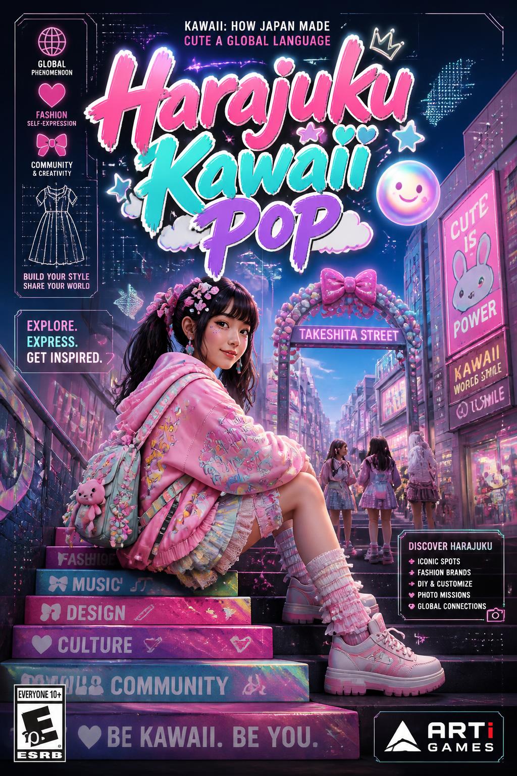 Harajuku Kawaii Pop