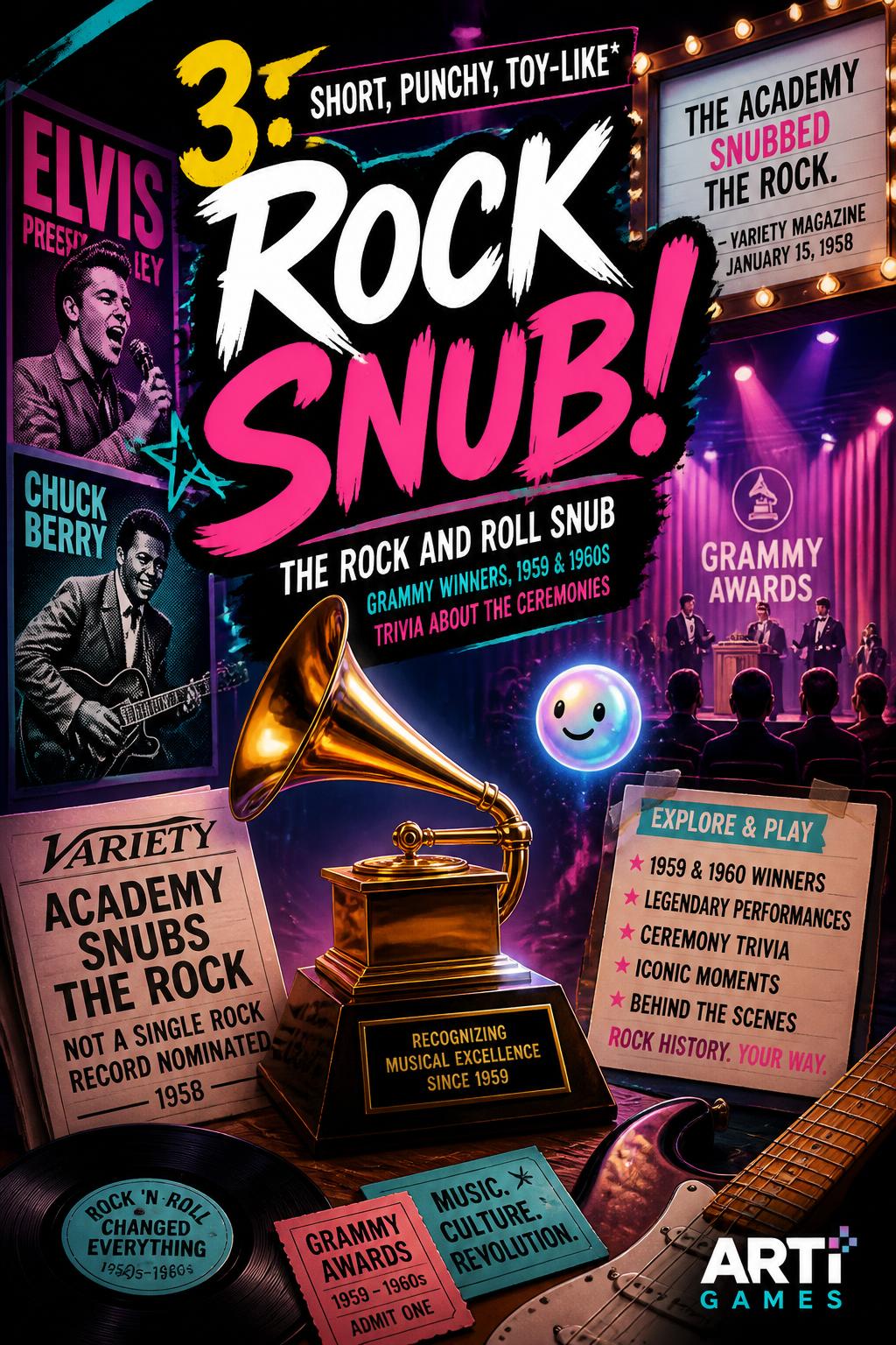 3: Short, punchy, toy-like*
        *   Rock Snub!