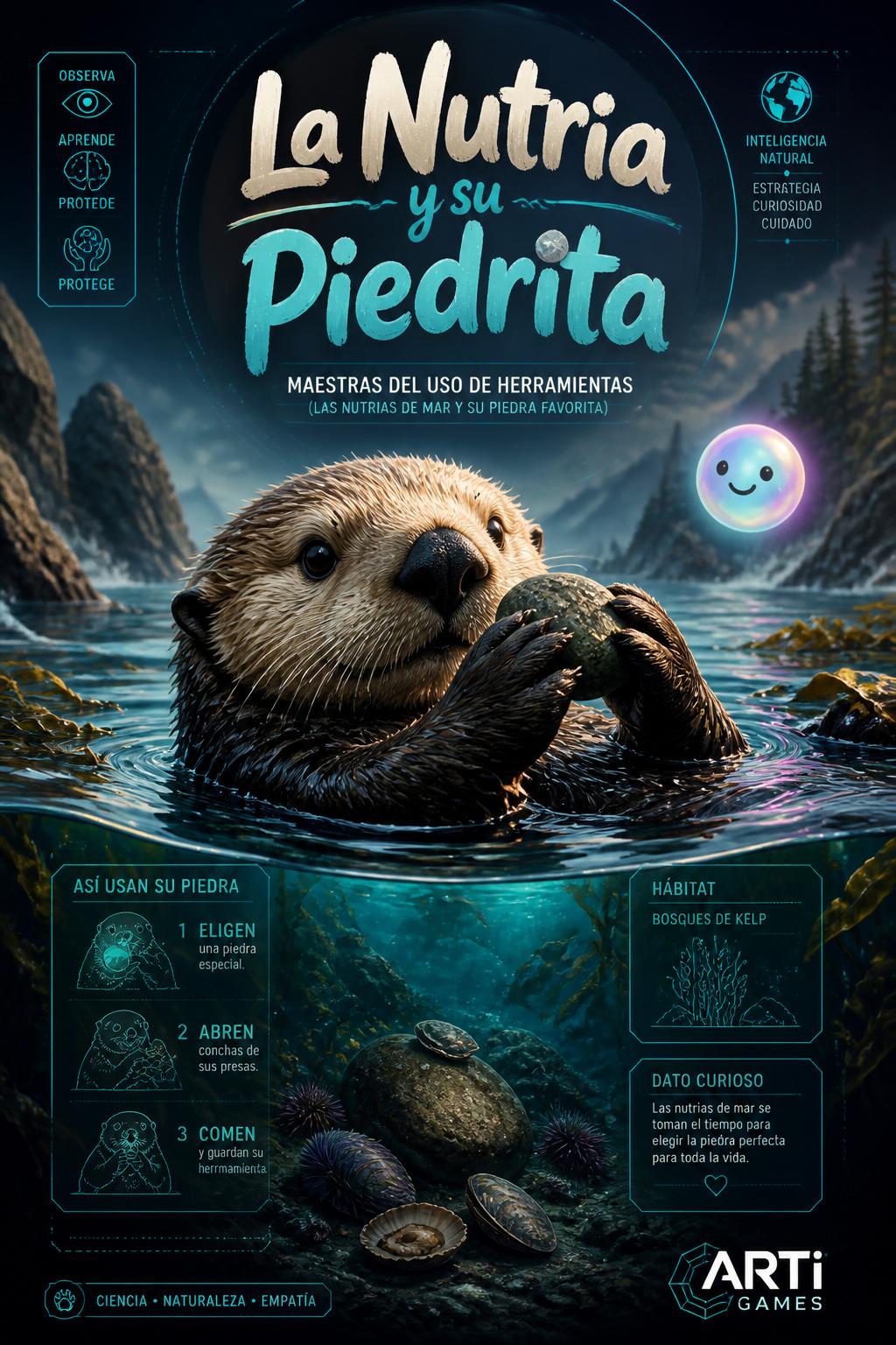 La Nutria y su Piedrita